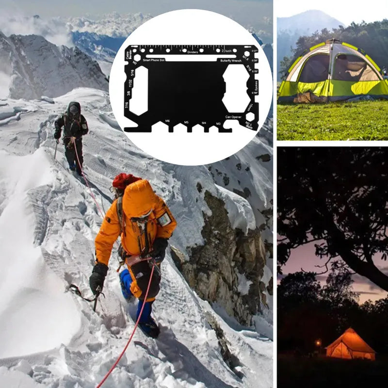 Commander Card - Your Ultimate 46 in 1 EDC MultiTool